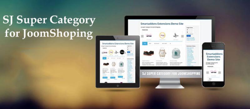 SJ Super Category for JoomShoping V1.0.0 - ماژول نمایش محصولات جوم شاپینگ