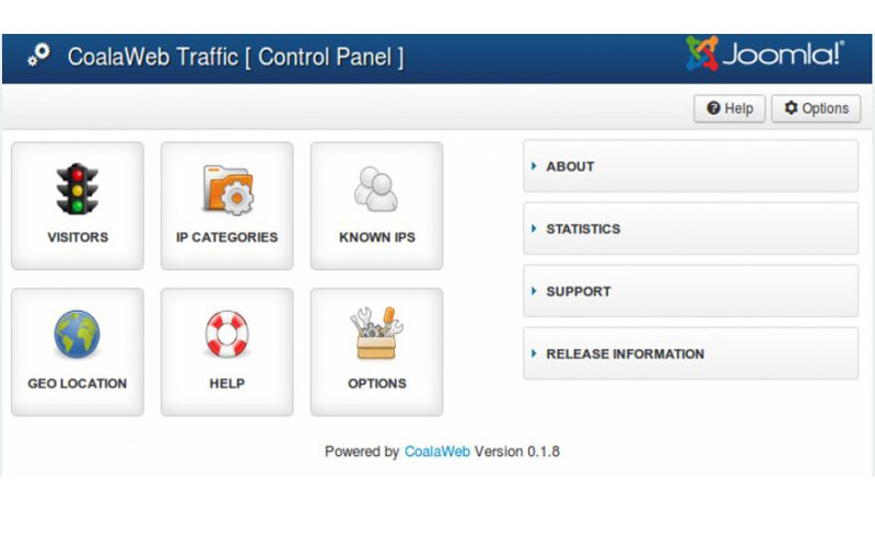 CoalaWeb Traffic v1.0.2 - کامپوننت فارسی آمار سایت