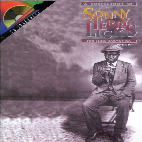 دانلود کتاب جملات ملودیک سانی تری برای هارمونیکا بلوز A Sourcebook of Sonny Terry Licks for Blues Harmonica by Tom Ball