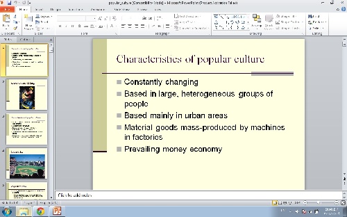 دانلود پاورپوینت Characteristics of popular culture – 81 اسلاید